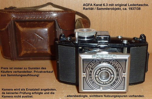 Agfa karat 1937 38 - karat, 1937/38