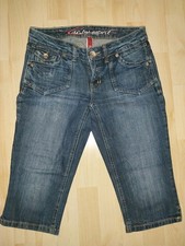 EDC by Esprit Damen Five Jeans W27 Dunkelblau Capri ***Top***