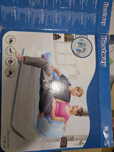 Aufblasbares sofa hellblau - aufblasbares,