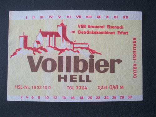 Veb brauerei eisenach - veb,