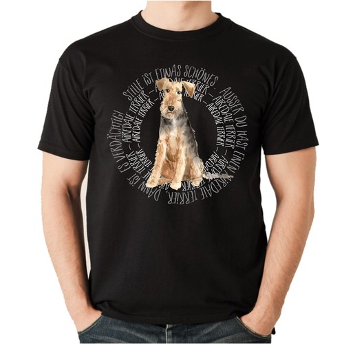Shirt circle airedale - circle,