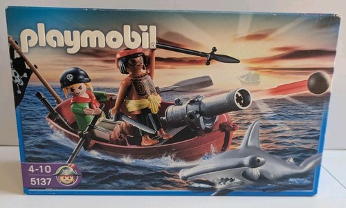 Playmobil piraten ruderboot - -,