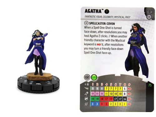 Heroclix 034 agatha - heroclix,