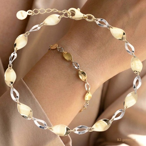 Armkette echt gold 333 - 333, (8