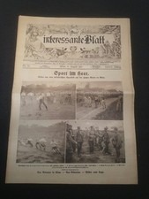 Das interessante Blatt. XXXVII. Jahrg. Nr. 32. - [HEADLINE: Sport im Heer. Bilde
