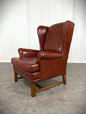 Chesterfield Ledersessel Vintage Design Ohrensessel Bedford Wing Sessel