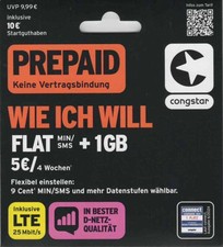 Congstar Telekom SIM Karte