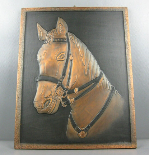 Kupferbild pferdekopf pferd - pferdekopf,