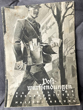 Postwurfsendungen Post Uniform ca. 1940