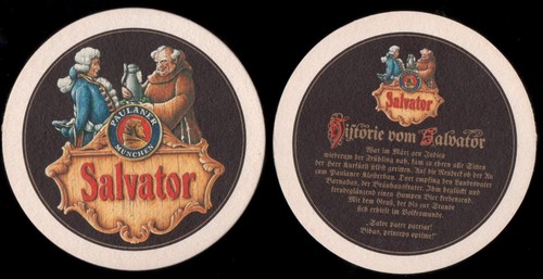 Alter bierdeckel salvator - alter,