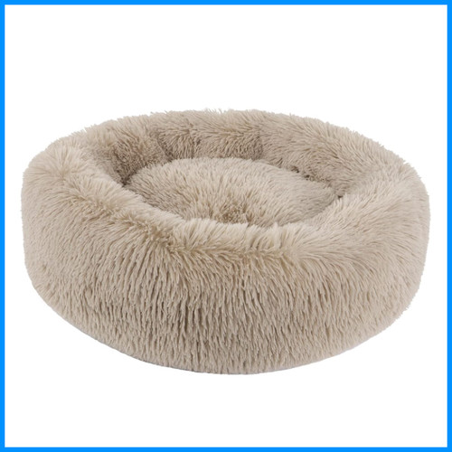Hundebett rund plüsch - hundebett,