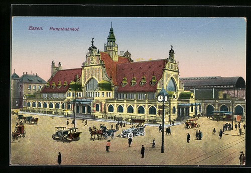 Ansichtskarte essen - ansichtskarte,