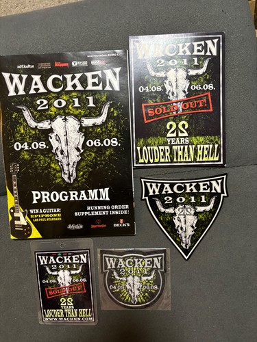 Wacken 2011 aufkleber - wacken,