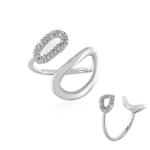 Cavill zirkon silberring damen - cavill,