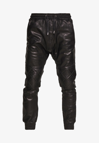 Leder jogginghose hose herren - leder,