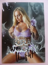 Kira Knight - Model / Erotik, Autogrammkarte (original signiert)
