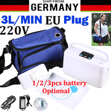3L Tragbare Oxygen Konzentrator Sauerstoffkonzentrator Sauerstoffgerät EU 220V