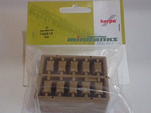 Herpa minitanks sandsäcke - minitanks,