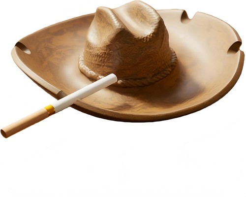 Cowboy hut aschenbecher - cowboy,