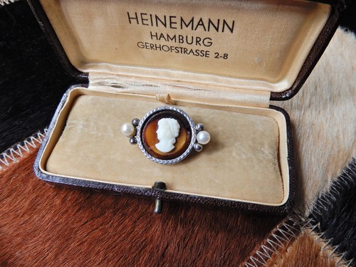 Perli silber brosche - perli, mit