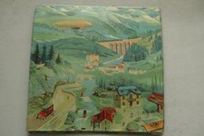 JEP France, Blechtafel / Blechbild mit sehr schöner Lithografie