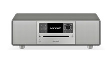 SONORO PRESTIGE Graphit - Silber Kompaktanlage mit CD Player, DAB+, FM, Streamin