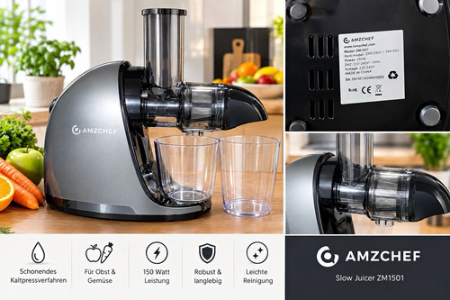 Amzchef zm1501 slow juicer - zm1501,