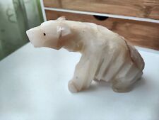 Eisbär Figur aus Speckstein *