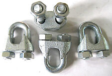 Seilklemme verzinkt 16 mm Seilverbinder Draht-Seil-Klemmen Stahl-Seil