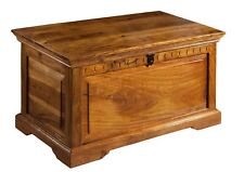 kolonialstil Truhe Akazienholz