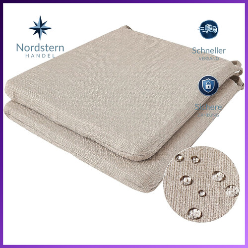 Stuhlkissen 2er set - 2er, beige