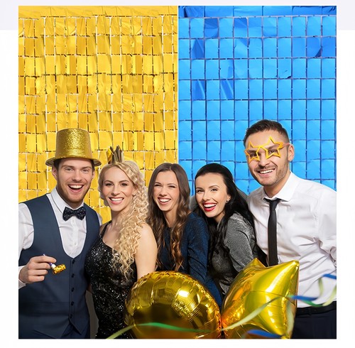 Quadratisch folie fransen - quadratisch,