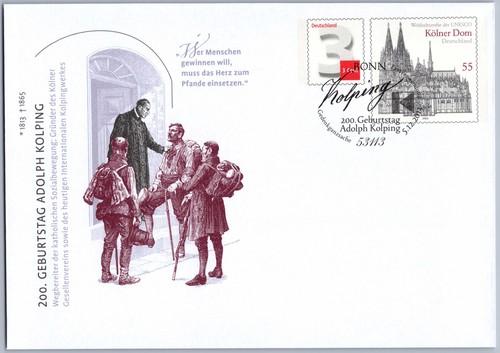 Bund ganzsache bonn - bund, 200