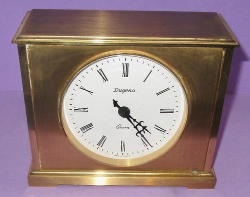 Vintage messing tischuhr - vintage,
