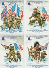 Lot von 4 CP 50. Jahrestag