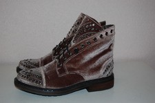 Ralph Harrison Damen Event Stiefeletten Samt Nieten Glitzer Scheinchen Gr. 39