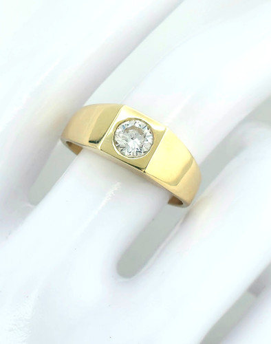 Massiver brillantring - massiver,