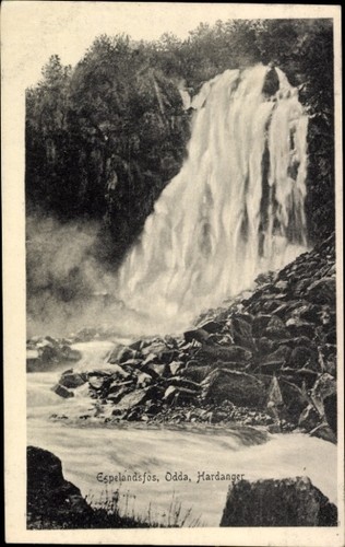 Odda norwegen wasserfall - odda,