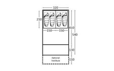Kampa Abdeckung für Zeltanhänger / Faltcaravan Pennine B-Ware