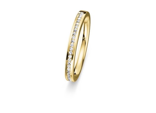 585 gold damenring diamanten - damenring,