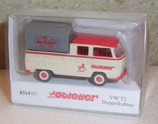 WIKING 831403 / VW T2 Doka mit Plane „Obletter“ / Werbemodell selten 1:87