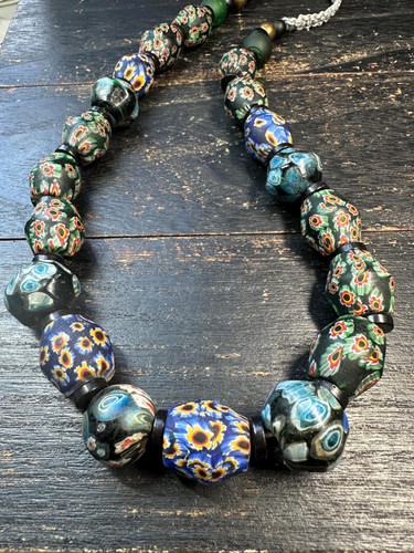 Vintage nepal millefiori - vintage,