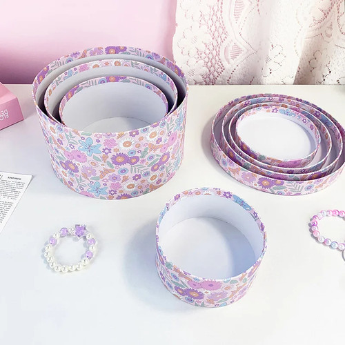 Runde geschenkboxen set - geschenkboxen,