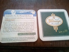Bierdeckel Bitburger Olympisches Feuer 2002 premium auf höchstem Niveau