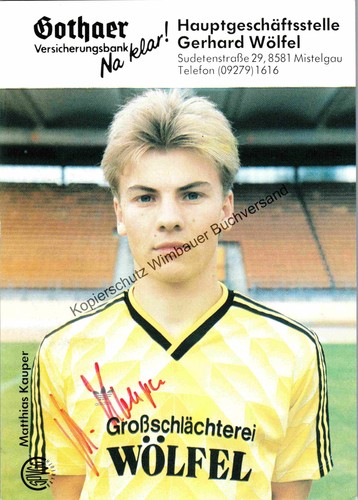 Original autogramm matthias - original,