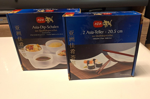 Asia 2er set sushi asiateller - asia,