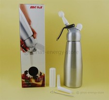 Mosa 0,5L Profi Vollalu Sahnespender Sahnebereiter Sahnesyphon ohne Kapseln