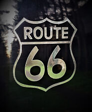 Chrom Route 66 Aufkleber Auto Style Sticker Sticker Bike Motorrad Oldschool  