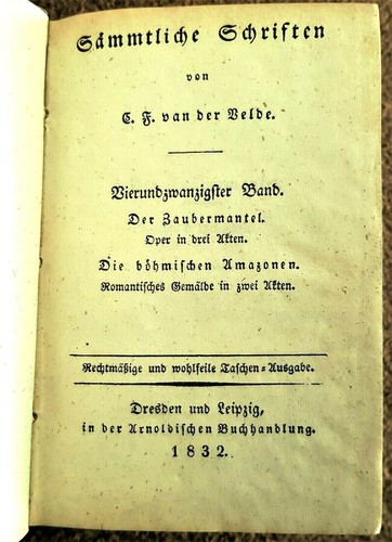 1832 der zaubermantel die - ea:, zaubermantel;