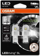 Osram SL 12 V Auto W16W 921 T15 Stopp Rücklicht Lampe weiß LED Glühbirnen W2.1x9.5d